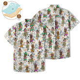 Tiki Hula Dancing Hawaii Shirt